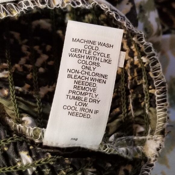 Cato EST 1946 22/24W Dress Maxi Ikat Smocked Top Whimsical Cottagecore Gremlin - Picture 10 of 11